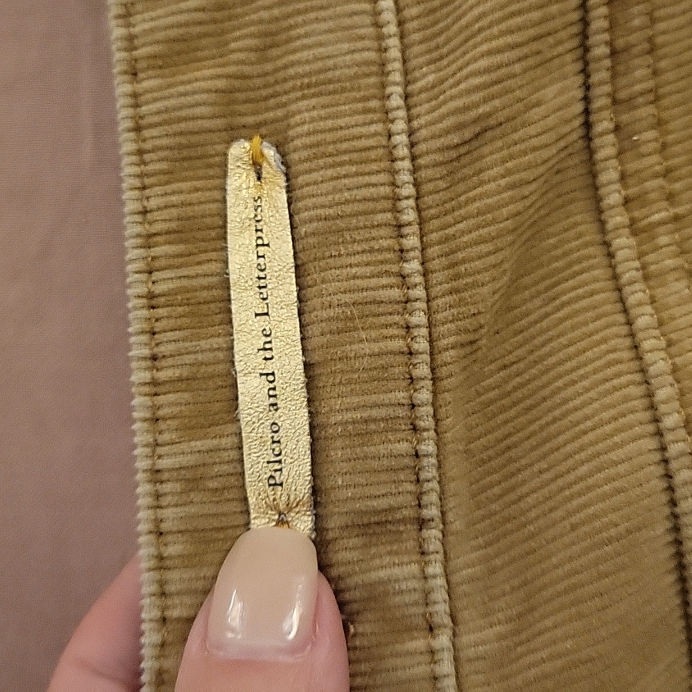 PILCRO TAN CORDUROY JEANS - Picture 6 of 8